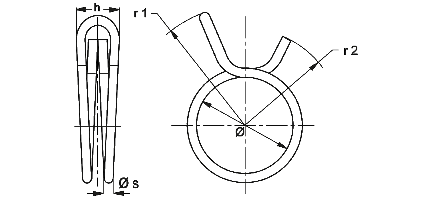 abrazadera de alambre